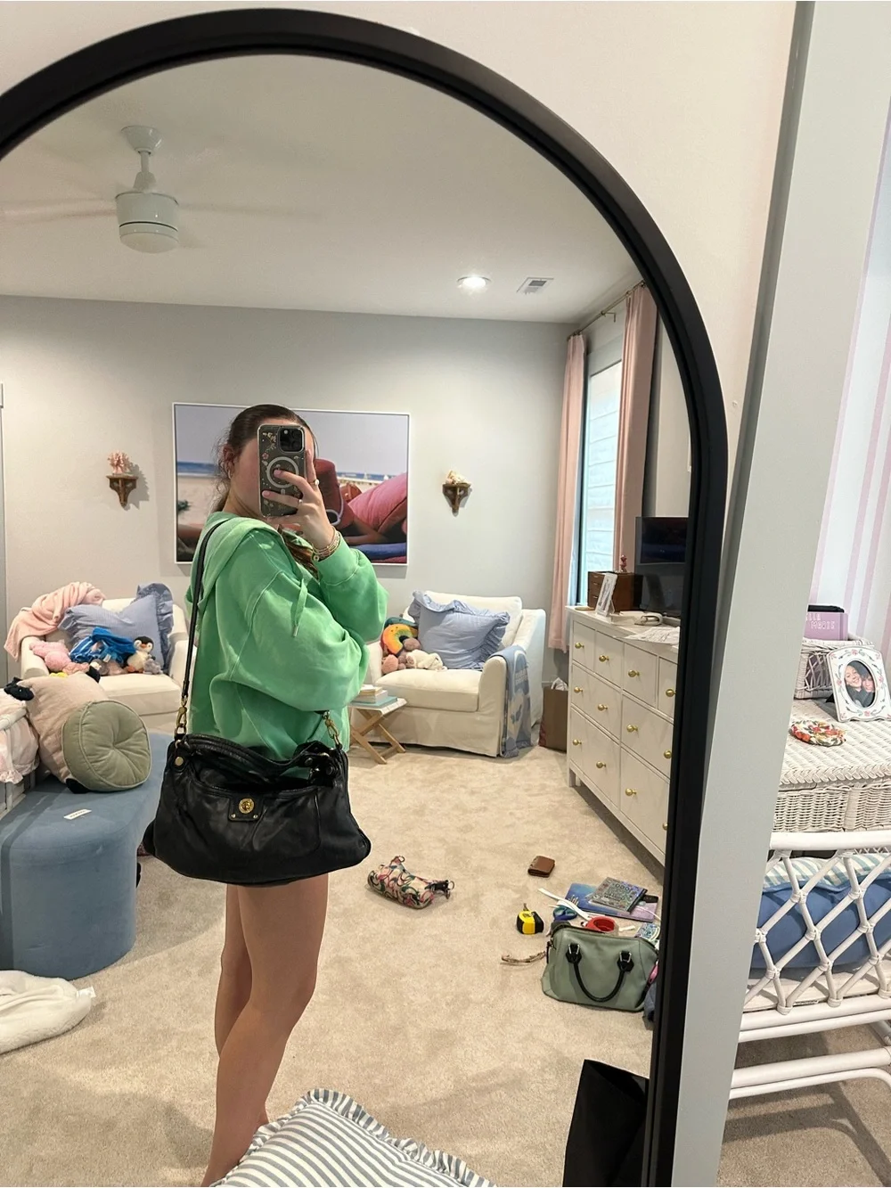 Marc Jacobs Black Leather Shoulder Bag